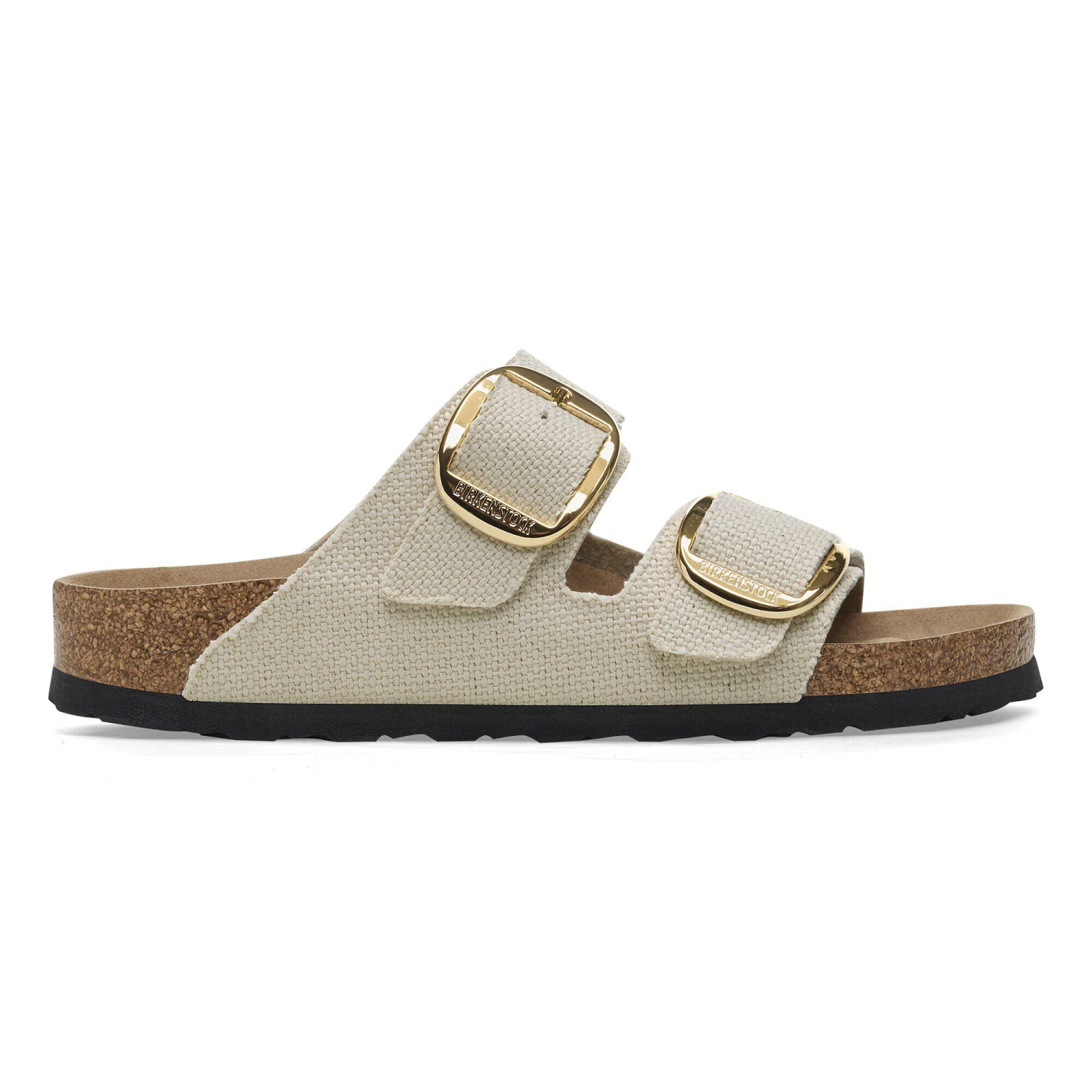 Birkenstock Arizona Vegan Big Buckle Textile Canvas Eggshell 3 Birkenstock Arizona Vegan Big Buckle Textile Canvas Eggshell - Image 3