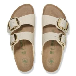 Birkenstock Arizona Vegan Big Buckle Textile Canvas Eggshell 8 Birkenstock Arizona Vegan Big Buckle Textile Canvas Eggshell -Birkenstock Shop 1026754 top