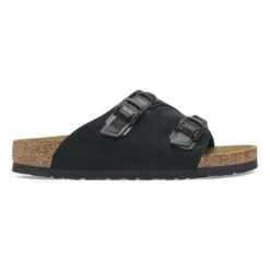 Birkenstock Zürich Tech Suede Leather Black -Birkenstock Shop 1026763 side