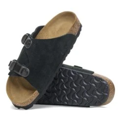 Birkenstock Zürich Tech Suede Leather Black -Birkenstock Shop 1026763 sole