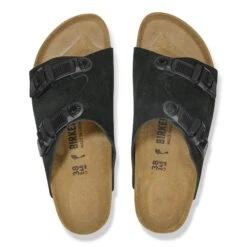 Birkenstock Zürich Tech Suede Leather Black -Birkenstock Shop 1026763 top