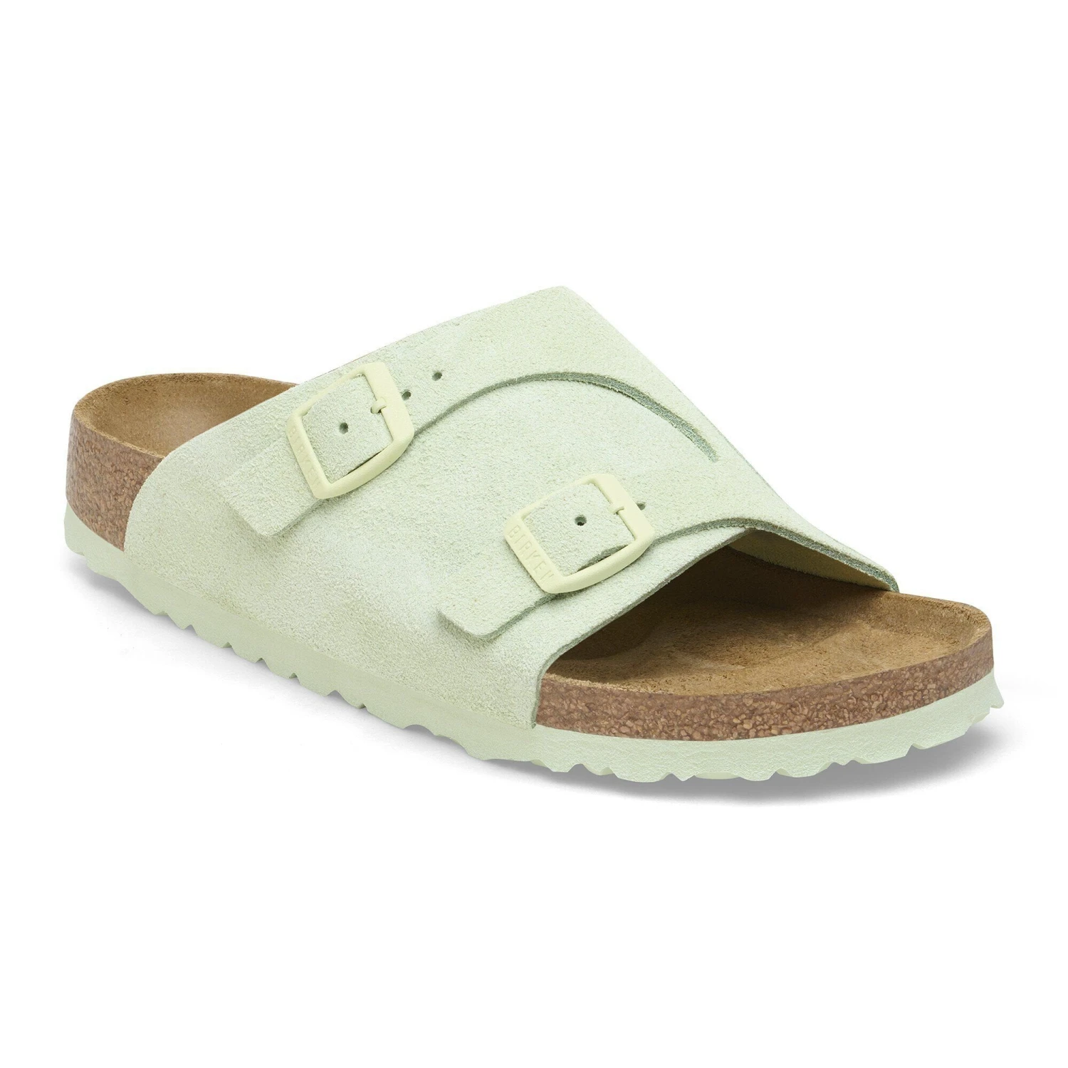 Birkenstock Zürich Suede Leather Faded Lime 1 Birkenstock Zürich Suede Leather Faded Lime