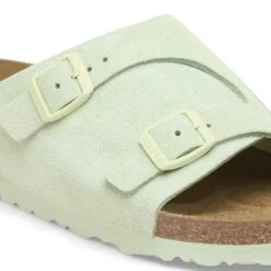 Birkenstock Zürich Suede Leather Faded Lime 14 Birkenstock Zürich Suede Leather Faded Lime -Birkenstock Shop 1026775 detail 1