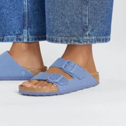 Birkenstock Arizona Vegan Textile Elemental Blue 11 Birkenstock Arizona Vegan Textile Elemental Blue -Birkenstock Shop 1026778 f closeup f