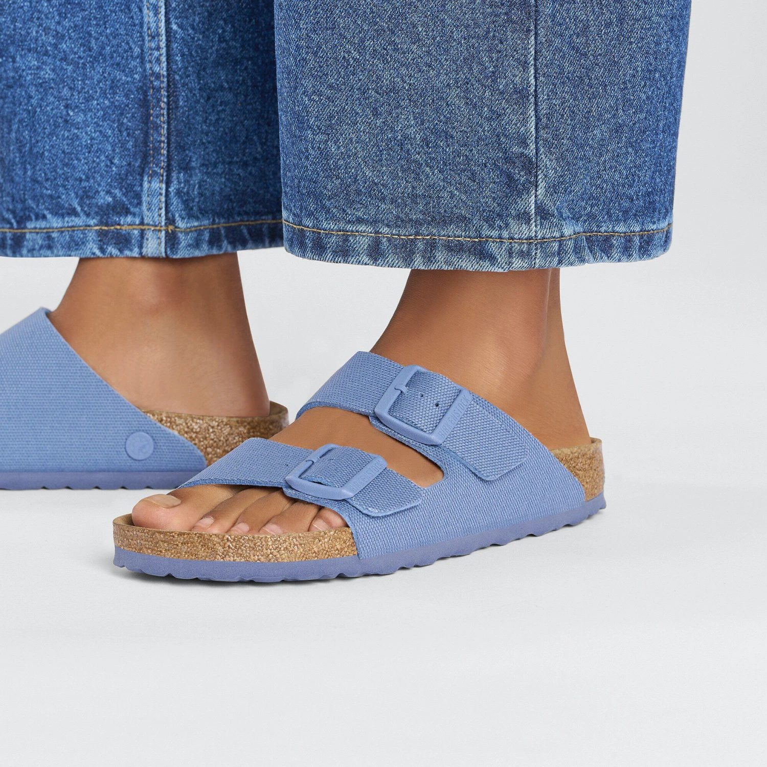 Birkenstock Arizona Vegan Textile Elemental Blue 4 Birkenstock Arizona Vegan Textile Elemental Blue - Image 4