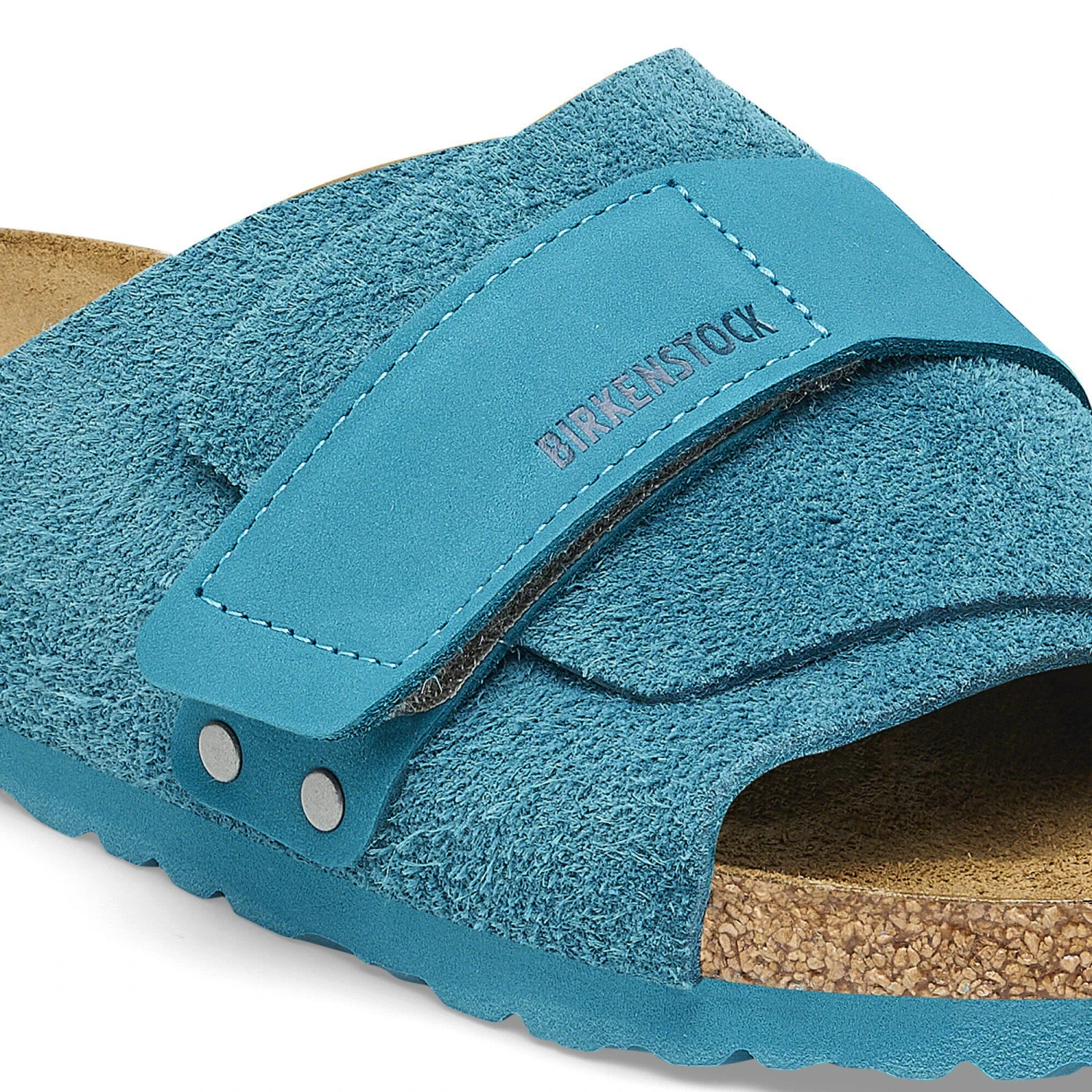 Birkenstock Kyoto Suede Leather Deep Turquoise 6 Birkenstock Kyoto Suede Leather Deep Turquoise - Image 6