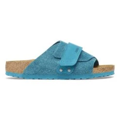 Birkenstock Kyoto Suede Leather Deep Turquoise 10 Birkenstock Kyoto Suede Leather Deep Turquoise -Birkenstock Shop 1026801 side