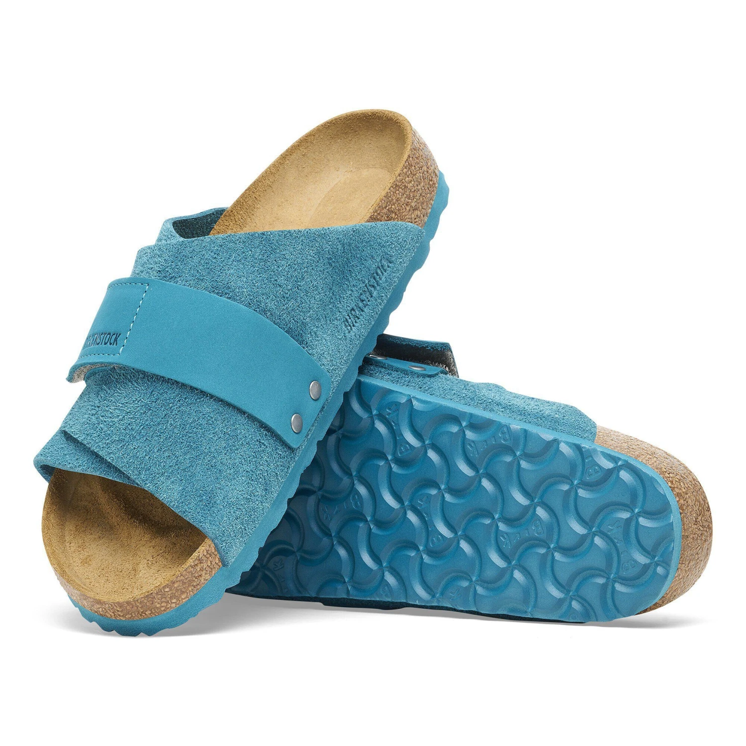 Birkenstock Kyoto Suede Leather Deep Turquoise 7 Birkenstock Kyoto Suede Leather Deep Turquoise - Image 7
