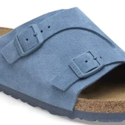 Birkenstock Zürich Suede Leather Elemental Blue -Birkenstock Shop 1026812 detail 1