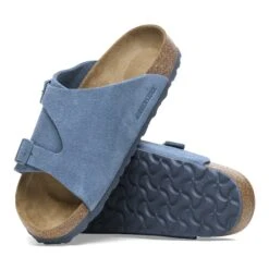 Birkenstock Zürich Suede Leather Elemental Blue -Birkenstock Shop 1026812 sole