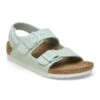 Birkenstock Milano Vegan Kids Textile Surf Green