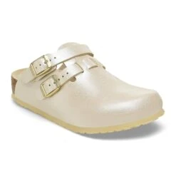 Birkenstock Kay Kids Birko-Flor Graceful Pearl White