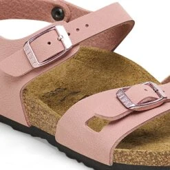 Birkenstock Rio Kids Birkibuc Pink Clay -Birkenstock Shop 1026863 detail 1