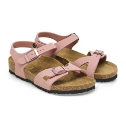 Birkenstock Rio Kids Birkibuc Pink Clay -Birkenstock Shop 1026863 pair