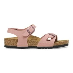 Birkenstock Rio Kids Birkibuc Pink Clay -Birkenstock Shop 1026863 side