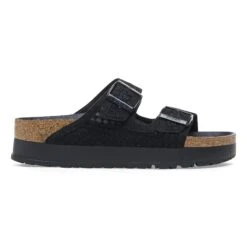 Arizona Flex Platform Synthetics Black -Birkenstock Shop 1026876 side
