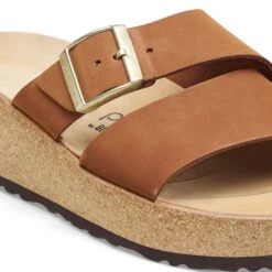 Almina Nubuck Leather Pecan -Birkenstock Shop 1026892 detail 1