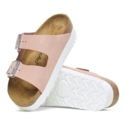 Arizona Flex Platform Nubuck Leather Soft Pink -Birkenstock Shop 1026894 sole