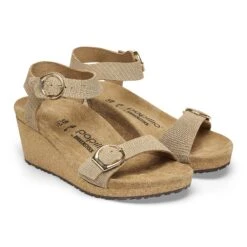 Soley Embossed Leather Sandcastle -Birkenstock Shop 1026895 pair