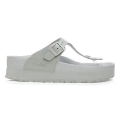 Gizeh Flex Platform Leather Mineral Gray -Birkenstock Shop 1026897 side