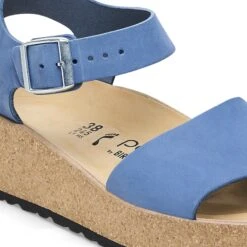 Glenda Nubuck Leather Elemental Blue -Birkenstock Shop 1026908 detail 1