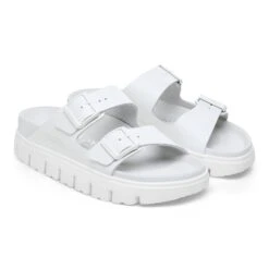 Arizona Chunky Leather White -Birkenstock Shop 1026912 pair