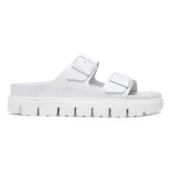 Arizona Chunky Leather White -Birkenstock Shop 1026912 side