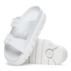 Arizona Chunky Leather White -Birkenstock Shop 1026912 sole