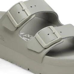 Arizona Flex Platform Leather Mineral Gray -Birkenstock Shop 1026913 detail 1