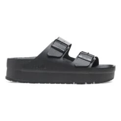 Arizona Flex Platform Leather Black -Birkenstock Shop 1026918 side
