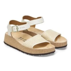 Glenda Natural Leather-Synthetics Natural/White 12 Glenda Natural Leather-Synthetics Natural/White -Birkenstock Shop 1026921 pair