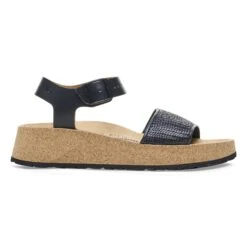 Glenda Natural Leather-Synthetics Black 10 Glenda Natural Leather-Synthetics Black -Birkenstock Shop 1026932 side