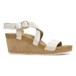 Sibyl Nubuck Leather Metallic Silver 10 Sibyl Nubuck Leather Metallic Silver -Birkenstock Shop 1026933 side