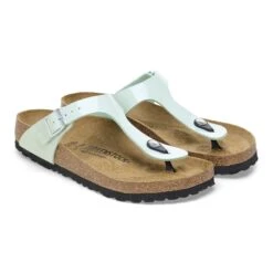 Birkenstock Gizeh Birko-Flor Patent Patent Surf Green 11 Birkenstock Gizeh Birko-Flor Patent Patent Surf Green -Birkenstock Shop 1026956 pair
