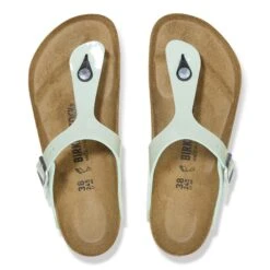 Birkenstock Gizeh Birko-Flor Patent Patent Surf Green 9 Birkenstock Gizeh Birko-Flor Patent Patent Surf Green -Birkenstock Shop 1026956 top