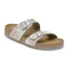 Birkenstock Sydney Synthetics Washed Metallic Silver