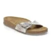 Birkenstock Madrid Synthetics Washed Metallic Silver