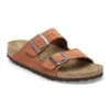 Birkenstock Arizona Suede Embossed Dotted Burnt Orange -Birkenstock Shop 1026985