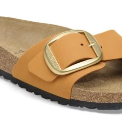 Birkenstock Madrid Big Buckle Nubuck Leather Burnt Orange -Birkenstock Shop 1027011 detail 1