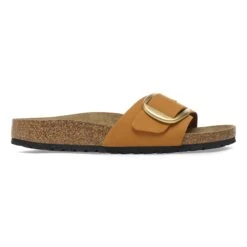 Birkenstock Madrid Big Buckle Nubuck Leather Burnt Orange -Birkenstock Shop 1027011 side