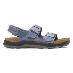 Birkenstock Milano Crosstown Men Oiled Leather Elemental Blue -Birkenstock Shop 1027035 side