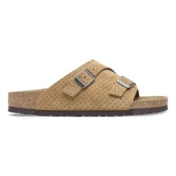 Birkenstock Zürich Suede Embossed Dotted New Beige -Birkenstock Shop 1027036 side
