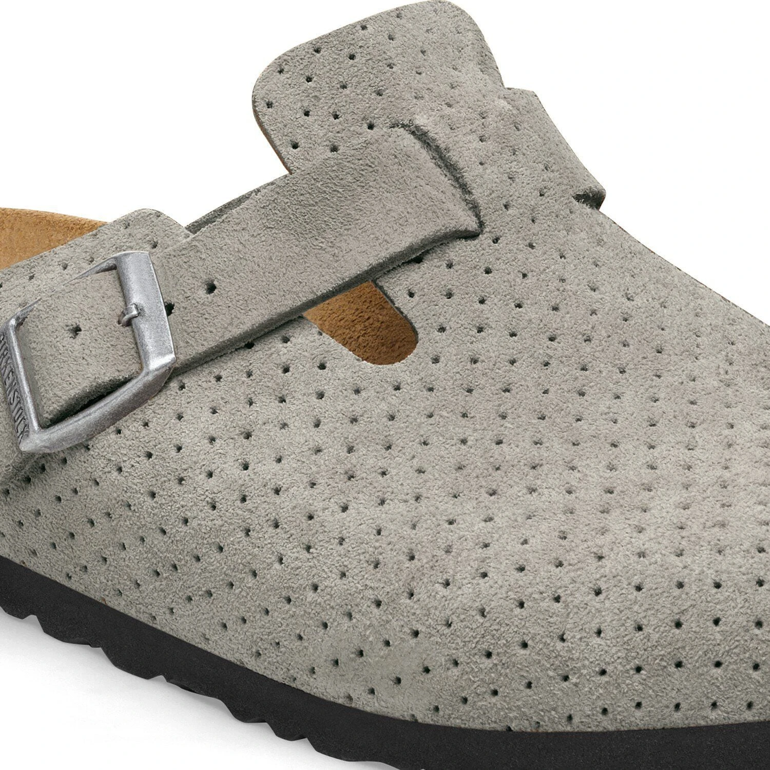 Birkenstock Boston Suede Embossed Dotted Stone Coin 7 Birkenstock Boston Suede Embossed Dotted Stone Coin - Image 7