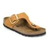 Birkenstock Gizeh Big Buckle Nubuck Leather Burnt Orange -Birkenstock Shop 1027097