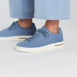 Birkenstock Bend Low Suede Leather Elemental Blue -Birkenstock Shop 1027280 f closeup m