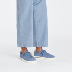 Birkenstock Bend Low Suede Leather Elemental Blue -Birkenstock Shop 1027280 f look m