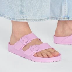 Birkenstock Arizona Essentials EVA Fondant Pink -Birkenstock Shop 1027317 f closeup f