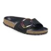 Birkenstock Madrid Big Buckle Nubuck Leather Black -Birkenstock Shop 1027357