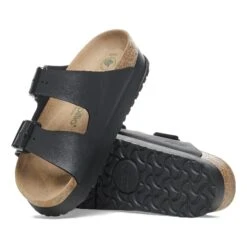 Arizona Flex Platform Birko-Flor Black -Birkenstock Shop 1027395 sole