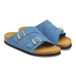 Birkenstock Zürich 1964 Suede Leather Light Blue -Birkenstock Shop 1027644 pair